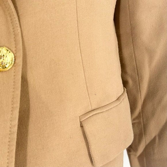 A.L.C. Sedgwick Tan Double Breasted Blazer Jacket - Picture 7 of 8